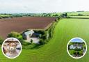 Duffryn Farm is on the market, with two cottages