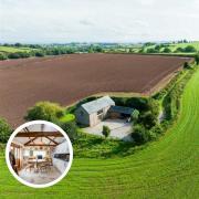 Duffryn Farm is on the market, with two cottages