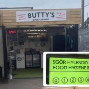 Buttys  Snack Bar has been awarded a five star food hygiene rating