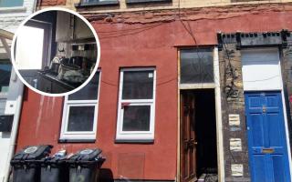 Father smashed through window to get family out after fire ripped through their house