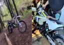 Husqvarna motorkbikes stolen from Caerphilly garage