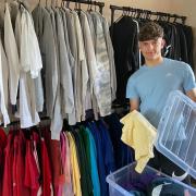 Evan Sellick, 16, has set up a clothing business from his home in Cwmbran. Picture: Evan Sellick