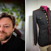 Carl Bevan, drummer of 60ft Dolls, is auctioning a range of items including Cerys Matthews' iconic military jacket