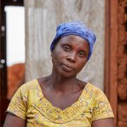 The Christian Aid initiative supported by the church is helping Burundi residents including Aline (pictured)