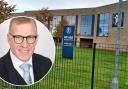 Conservative councillor Paul Pavia who revealed a warning notice had been sent to Caldicot School.
