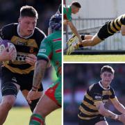 TRIO: Barny Langton-Cryer, Joe Weswood and Che Hope were to the fore for Newport against Ebbw Vale