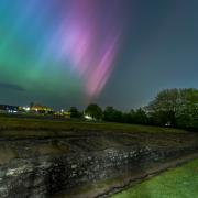 The Northern Lights visible across South Wales in spectacular display