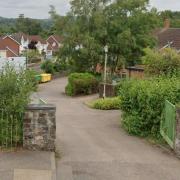 The Mounton Road entrance to the Severn View Care home, in Chepstow, which closed in March.