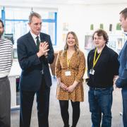 David TC Davies visited Welsh ICE and many of Caerphilly's economic success stories to discuss further economic growth opportunities for the area