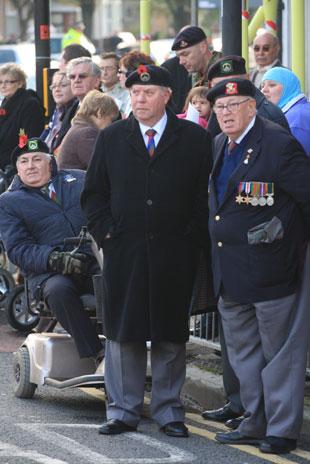 Remembrance service to the Cenotaph Clarence Place, Newport