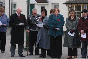The Caldicot sunset remembrance service