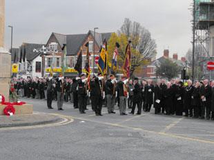 READER PICTURE - Newport Remembrance parade. Sent in by Shaun McGuire.