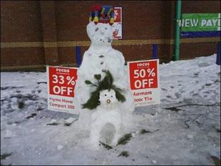 Snowman for sale - from Teresa