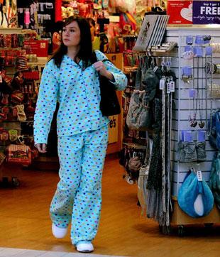LIBERATING: Natalie strolls around the Kingsway Centre in Newport