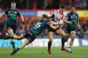 BRIGHT PROSPECT: Gloucester winger Louis Rees-Zammit has been tipped for a Six Nations call-up next week