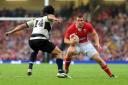 Adam Warren in action for Wales against the Barbarians