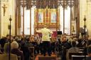 The City of Newport Symphony Orchestra performs at St John the Baptist Churhc in Newport. Picture: CNSO