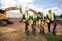 A turf cutting ceremony to mark the start of work on a housing development in Portskewett which involved a partnership between a housing association and private developer - but a council study shows the county has a massive unmet need for affordable