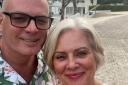 Wendy and Alan Penson were on holiday in Mallorca when the storm hit on Sunday morning