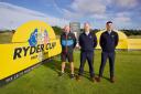 ROAD TO ROME: Golf services associate Steve Morris, head of golf and retail Brian Duncan and assistant golf manager Warren Carr will be assisting the Ryder Cup delivery in Rome