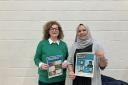 Rusna Begum, KidCare4U CEO (right), with IOPC engagement officer Frances Taylor