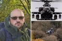 Lee Parker from Pontypool waited over an hour to get these pictures of the Apache helicopters