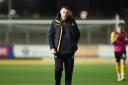 DESPAIR: County manager Graham Coughlan after defeat to Accrington