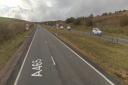 Two horses died in a crash with a car on the A465 Heads of the Valleys Road this morning