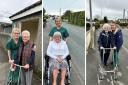 Pencoed Care Home's mile-a-day challenge has got off to a great start.