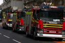 FIRE: Crews were called to the address in Bulwark, Chepstow at 7.30am