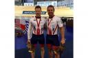 TEAM: Ponthir's James Ball and pilot Craig Maclean are heading for Rio