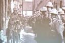 TO WAR: Film of soldiers marching to war from the launch of the 'First World War - Steel Remembered' project at the Lysaght Institute