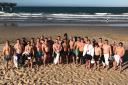 ESCAPING THE SNOW: Our first activity in Port Elizabeth was a dip in the sea to recover from the travel to South Africa