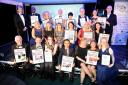 AWARDS: Category winners at last year’s South Wales Argus Health and Care Awards at Chepstow Racecourse