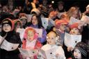 POPULAR: Members of Hillside Primary School sing carols at the Christmas lights switch on in Blaenavon last year