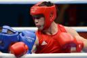 SILVER MEDAL: Newport boxer Fred Evans on his way to victory over number one ranked Egidijus Kavaliauskas