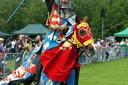 KNIGHTLY DISPLAY: The Knights of Arkley display at the Wales and Borders Game and Country Fair at the Usk showground