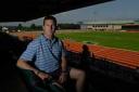CHARGE: Head of PE Andrew Coughlin who is angry Lliswery high have to pay to use Newport stadium for their sports day in Spytty Park Newport