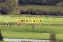 OFFENDING ARTICLE: The Roberts and Co sign overlooking the Celtic Manor