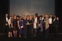 The team from Cardiff Metropolitan University at the Times Higher Education Awards. Picture: Phillip Waterman