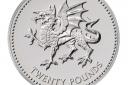 A commemorative £20 coin with a Welsh dragon design has been released by the Royal Mint