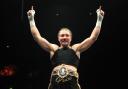 CHALLENGE: Lauren Price, pictured winning the British title, has earned a shot at a world belt