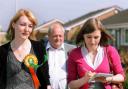 CAMPAIGN TRAIL: Plaid Cymru’s Fiona with Argus reporter Jessica Best