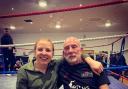 INSPIRATION: Rosie Eccles with coach and mentor Doug Lewis