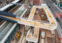Look: Stunning pictures show construction of city's new footbridge