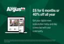 Flash sale: £6 for six-month South Wales Argus subscription