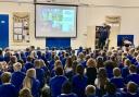 Johanne Jones gave a talk to the Maendy primary students