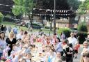 RIGHT ROYAL FUN: A street party for last year’s Royal Wedding in Church Crescent, Bassaleg, Newport – there are more planned around Gwent for the Diamond Jubilee