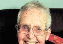 LONG SERVICE: Major Harold Morris, celebrating his 100th birthday
