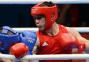 SILVER MEDAL: Newport boxer Fred Evans on his way to victory over number one ranked Egidijus Kavaliauskas